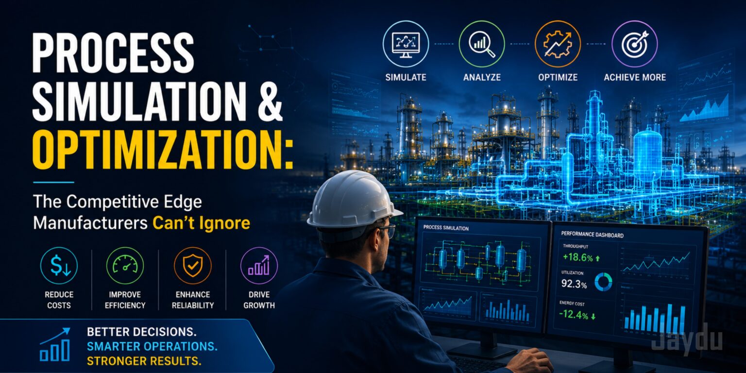 Process simulation and optimization for manufacturers