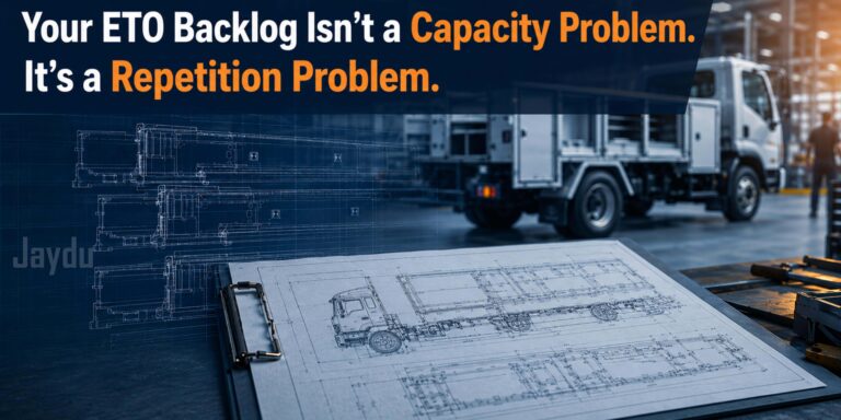 Your ETO Backlog Isn't a Capacity Problem. It's a Repetition Problem.