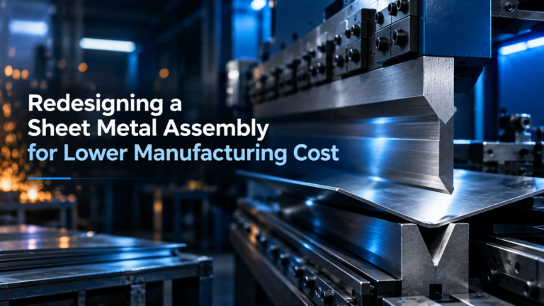 sheet metal assembly cost reduction